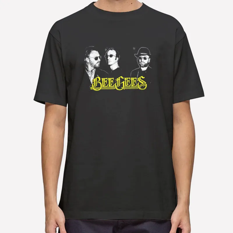 Vintage Retro Barry Gibb Beegees Tshirt