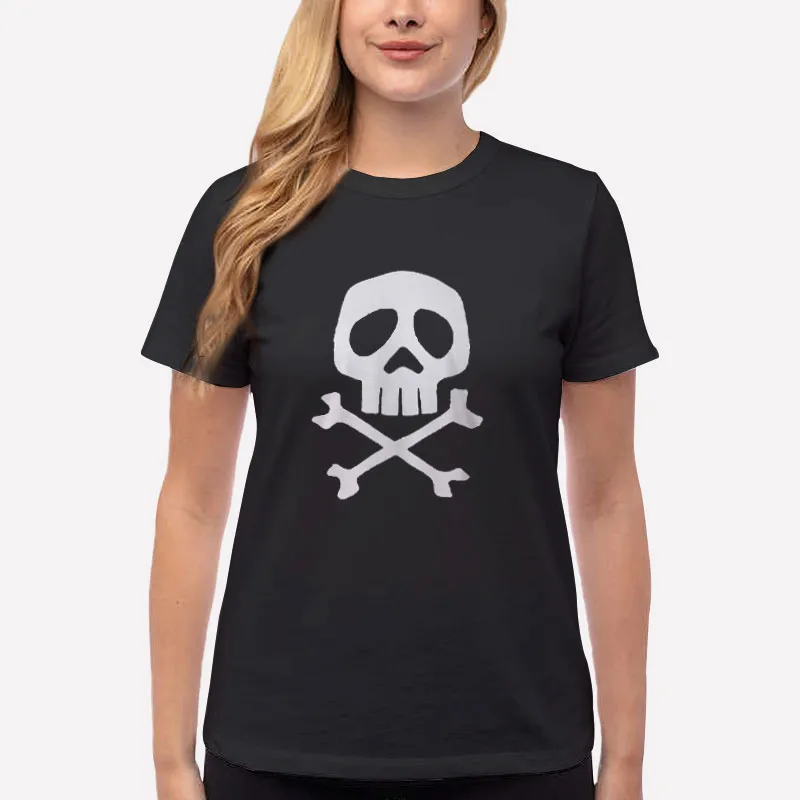 Women T Shirt Black Captain Harlock 80's Glenn Danzig Misfits Shirt