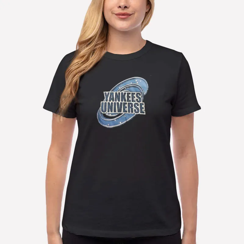Women T Shirt Black Inspired Vintage Yankees Universe Sweasthirt