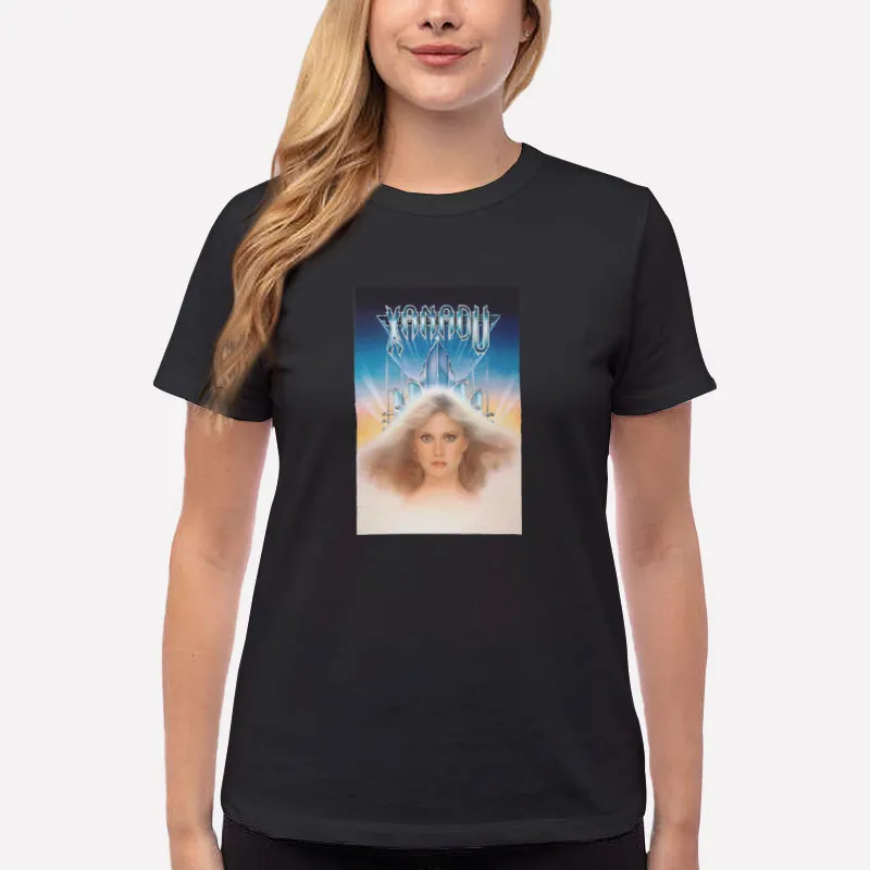 Women T Shirt Black Olivia Newton John Magic Xanadu Shirt