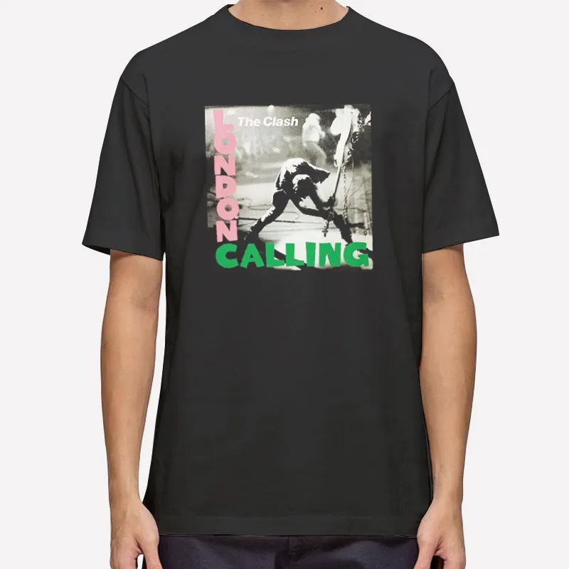Retro Vintage The Clash London Calling T Shirt
