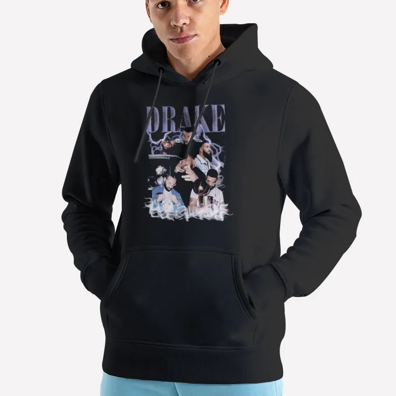 Unisex Hoodie Black Retro Drizzy Vintage Drake Shirt