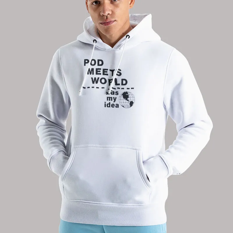 Unisex Hoodie White Funny Pod Meets World Merch Shirt