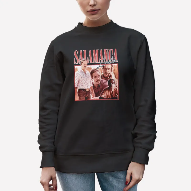 Unisex Sweatshirt Black 90s Vintage Lalo Salamanca Shirt