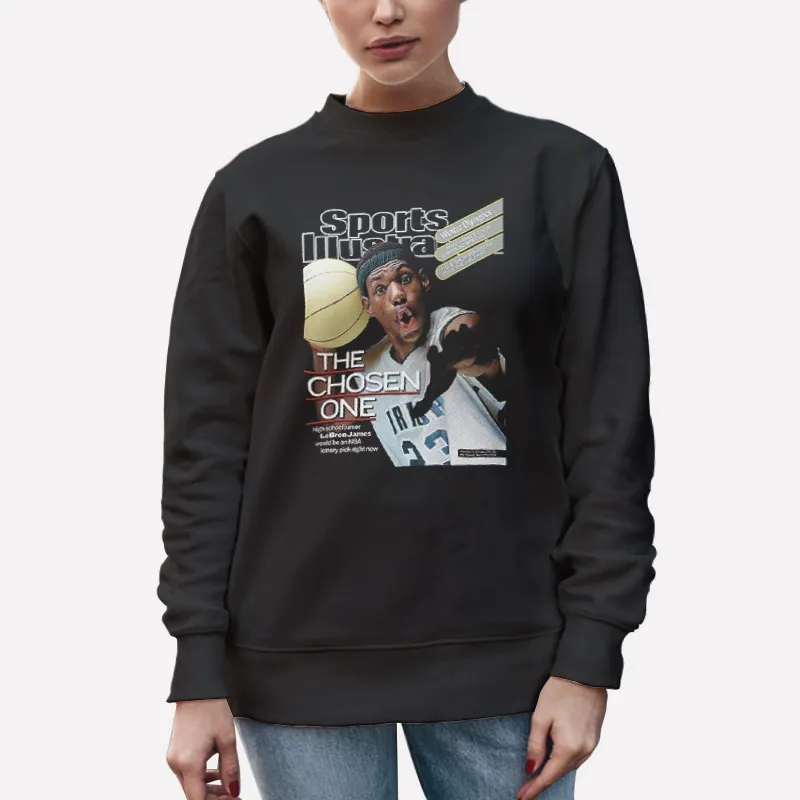 Unisex Sweatshirt Black Lebron James Chosen One Sports Basketball Shirt