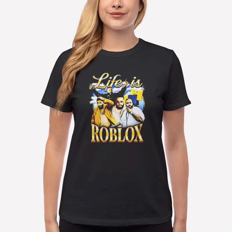 A vida é Roblox-Unisex DJ Khaled T-shirt, camisa engraçada - AliExpress