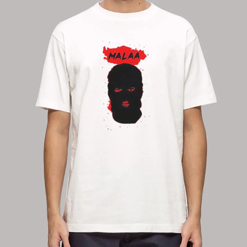 Black Art Face Malaa Merchandise Shirt