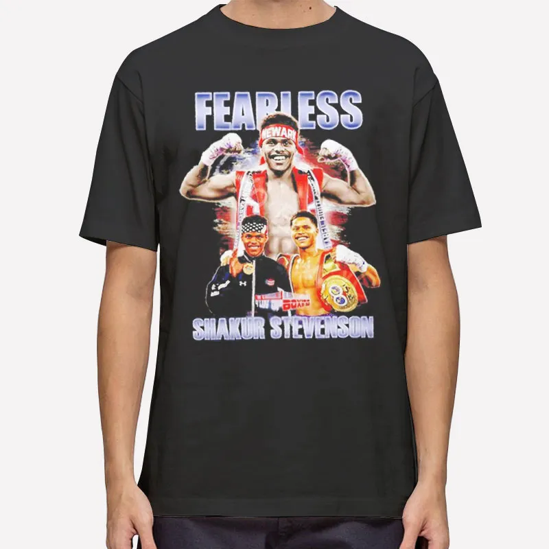 Fearless Wbc World Champions Shakur Stevenson T Shirt