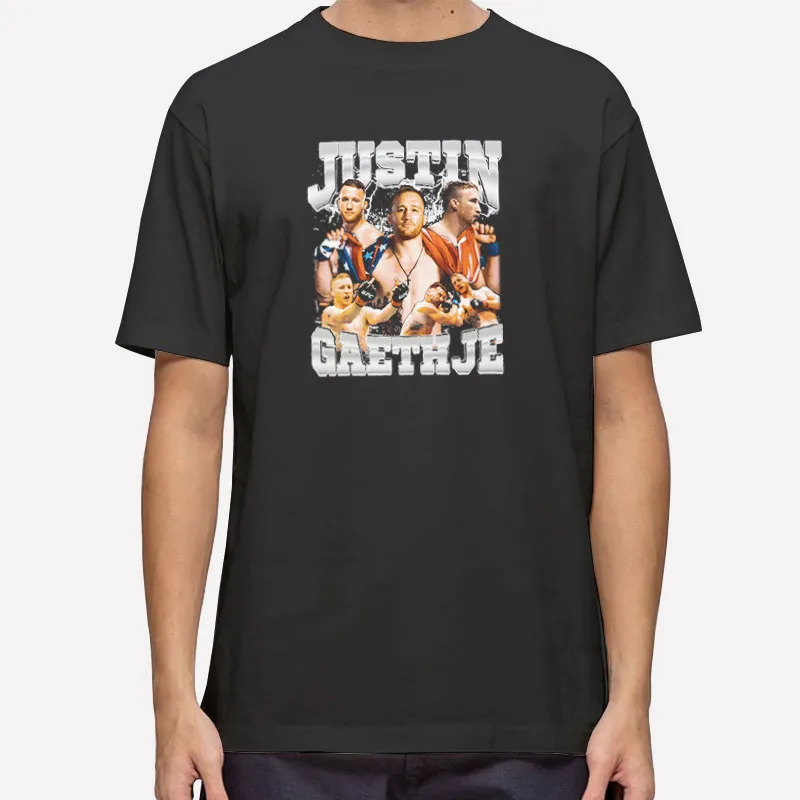 Fighter Boxer American Jiu Jitsu Justin Gaethje T Shirt