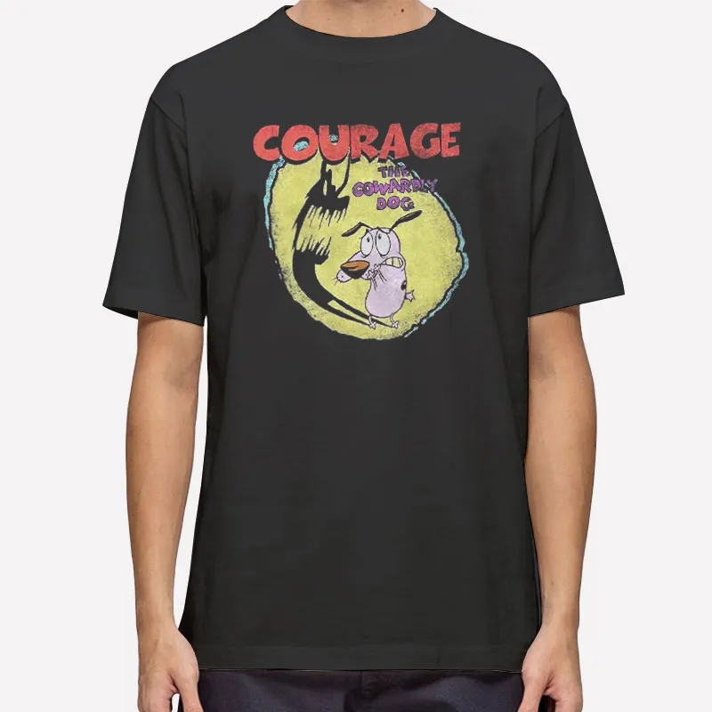 Funny Courage The Cowardly Dog T Shirt