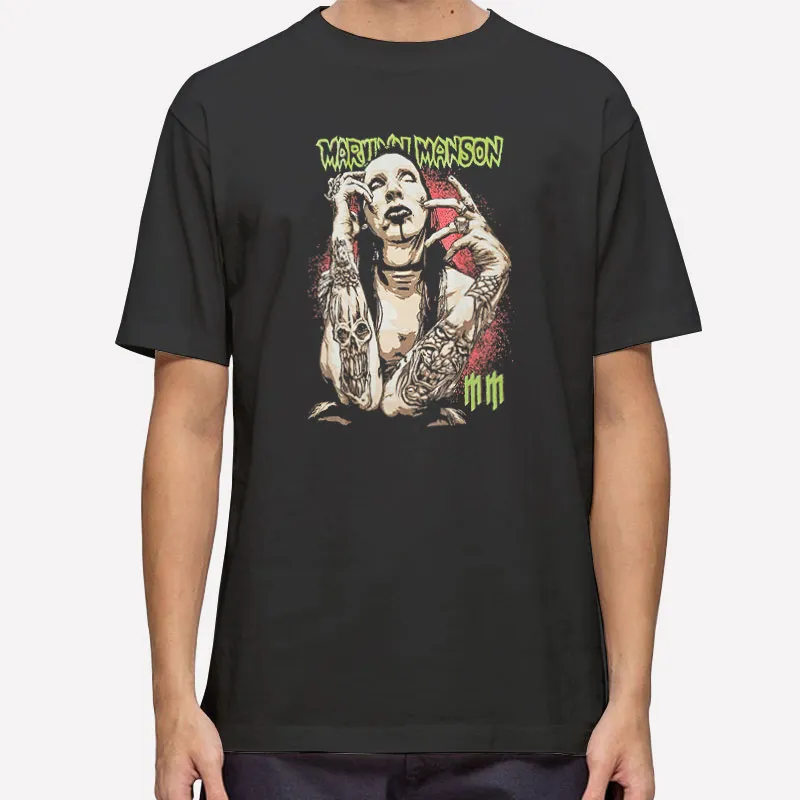 Retro Vintage Marilyn Manson Shirt