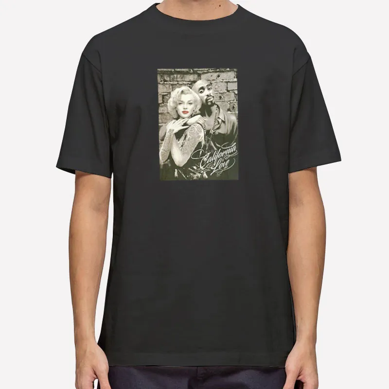 Retro Vintage Tupac And Marilyn Monroe Shirt