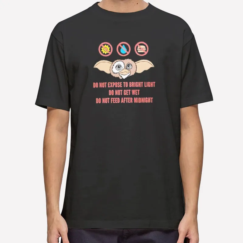 Rules For Mogwai Do Not Expose To Bright Light Shirt