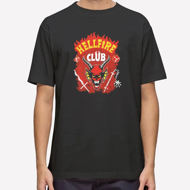Stranger Things 4 Hell Fire Club T Shirt
