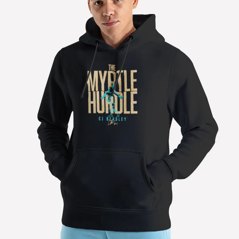 Unisex Hoodie Black Cj Beasley The Myrtle Hurdle Signature Shirt