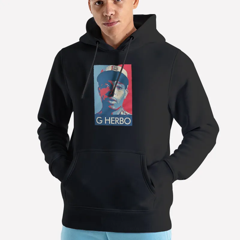 Unisex Hoodie Black Rapper Hip Hop G Herbo Merch Shirt