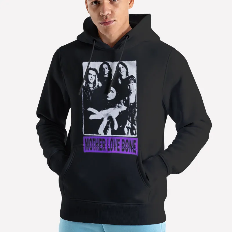 Unisex Hoodie Black Retro Vintage Mother Love Bone T Shirt
