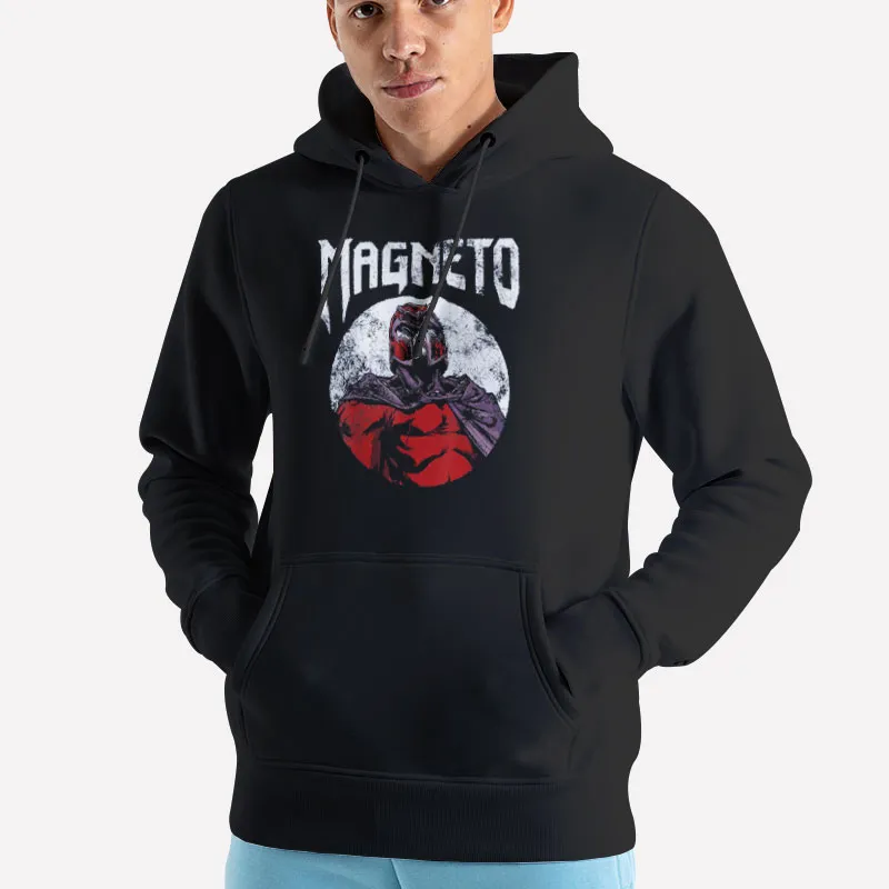 Unisex Hoodie Black Retro Vintage X Men Magneto T Shirt