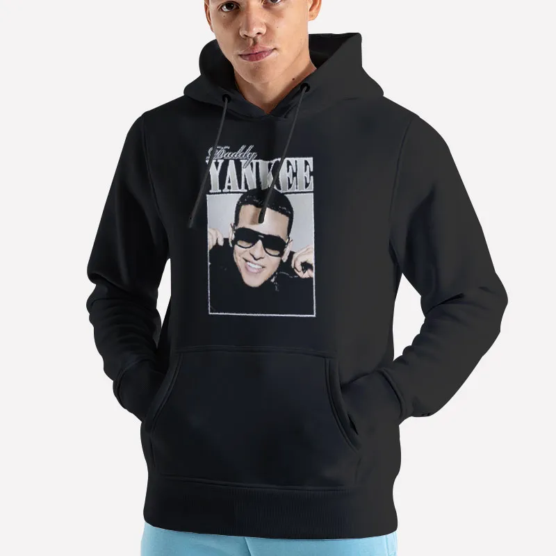 Unisex Hoodie Black Vintage Rapper Daddy Yankee Merch Shirt