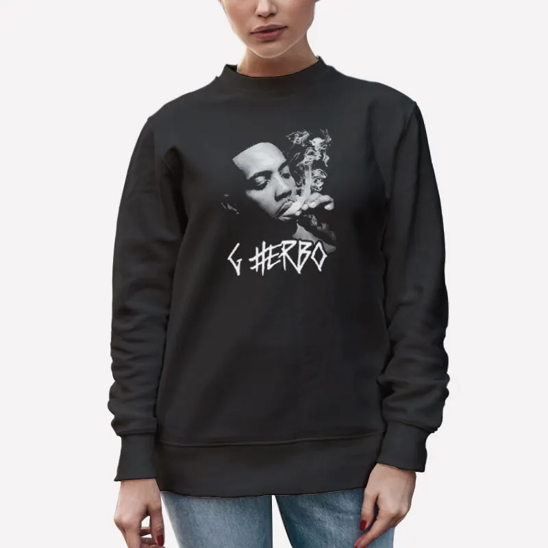 Unisex Sweatshirt Black American Hip Hop Album G Herbo Merch Shirt