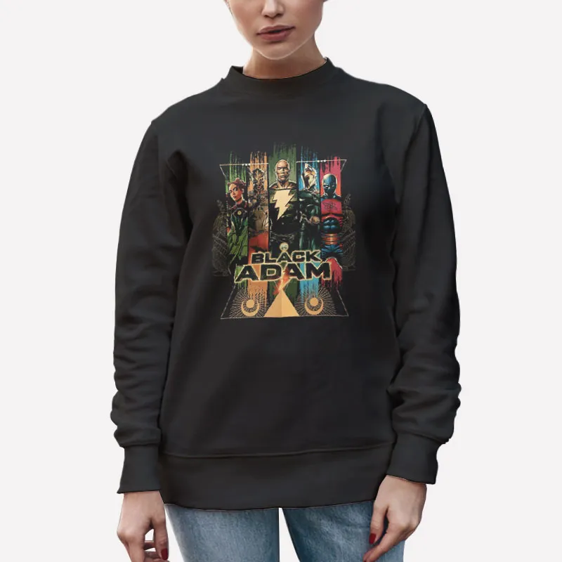 Unisex Sweatshirt Black Characters Movie Black Adam Tshirt