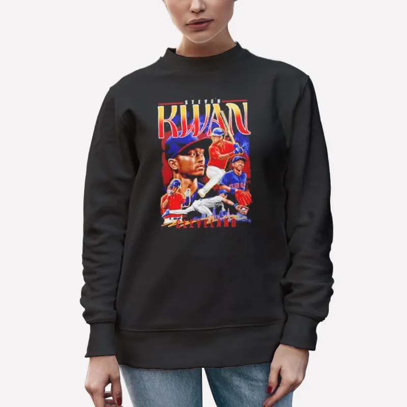 Unisex Sweatshirt Black Cleveland Baseball Steven Kwan Shirt