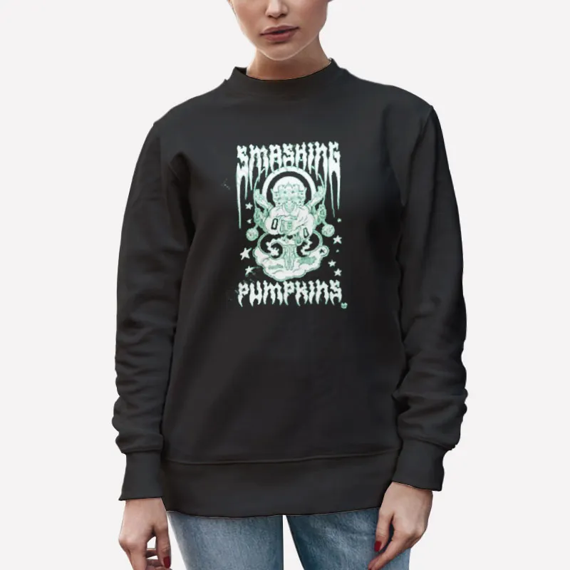 Unisex Sweatshirt Black Funny Rhinoceros Smashing Pumpkins Shirt