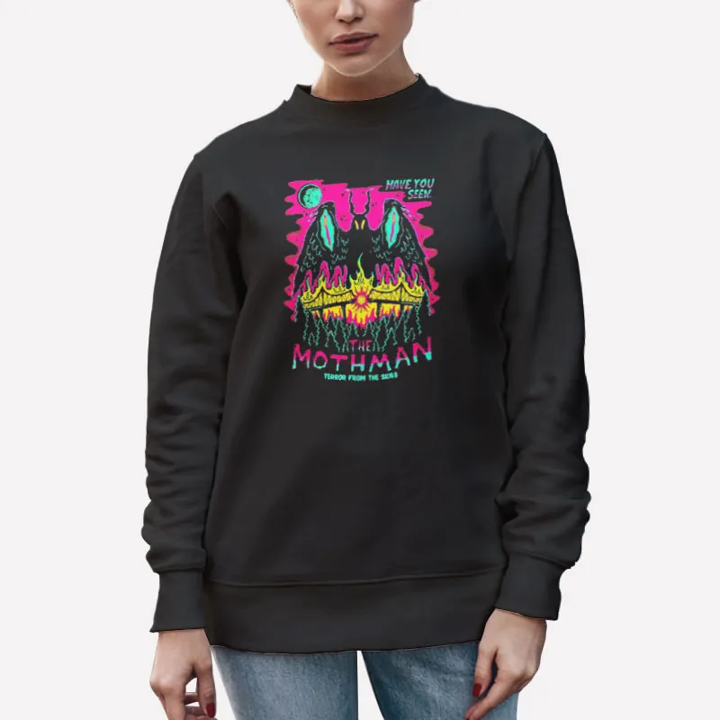 Unisex Sweatshirt Black Have You Seen The Mothman Shirt