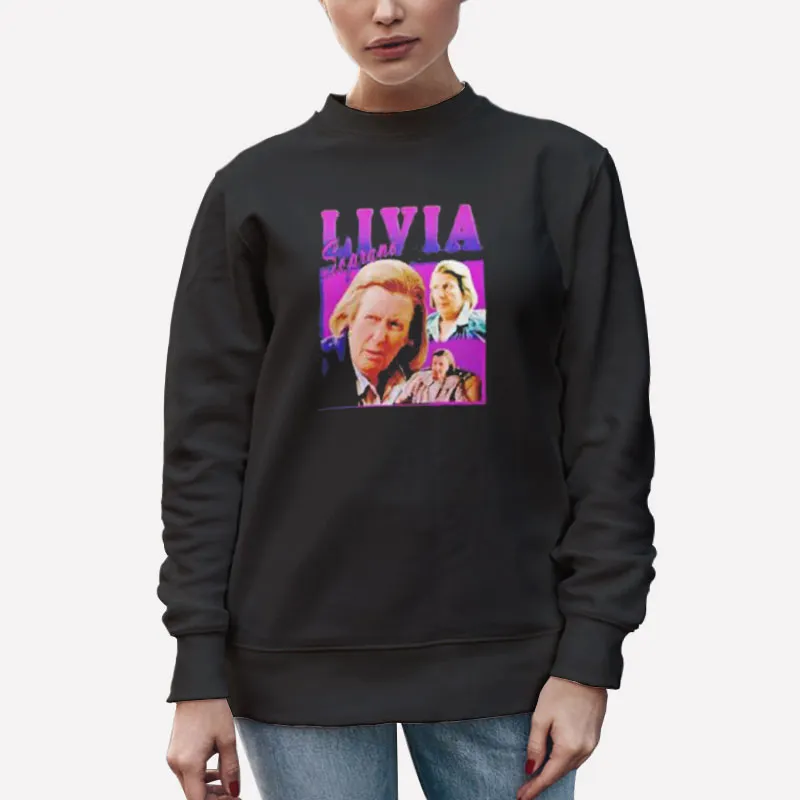 Unisex Sweatshirt Black Nancy Marchand Livia Soprano Shirt
