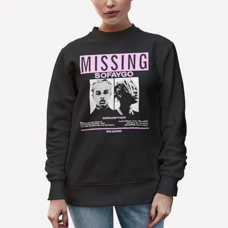 Unisex Sweatshirt Black Official B4 Pink Missing Sofaygo Shirts
