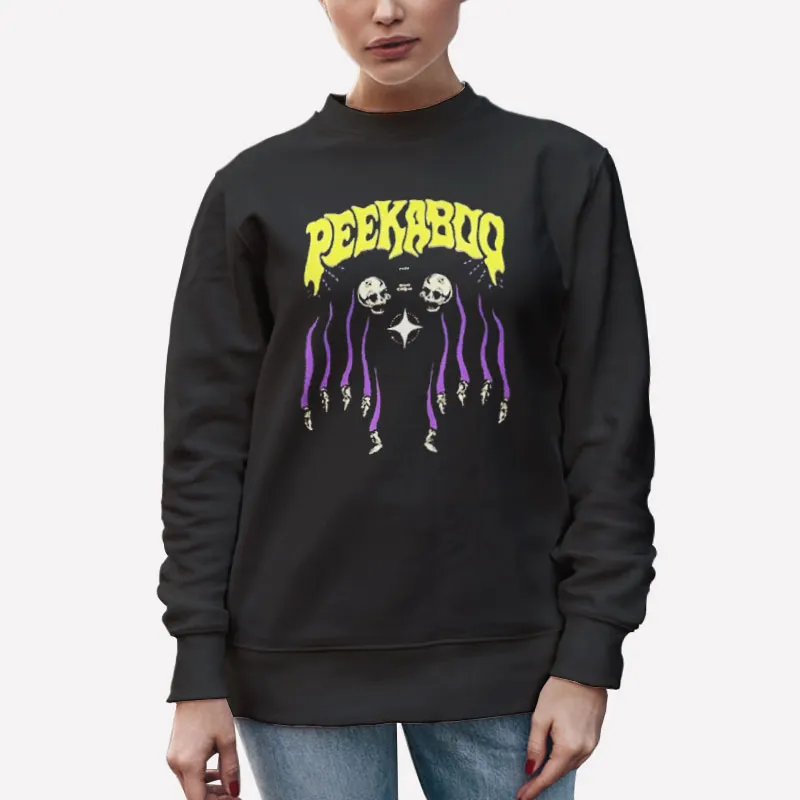 Unisex Sweatshirt Black Peekaboo Merch Boo Crew Shirt