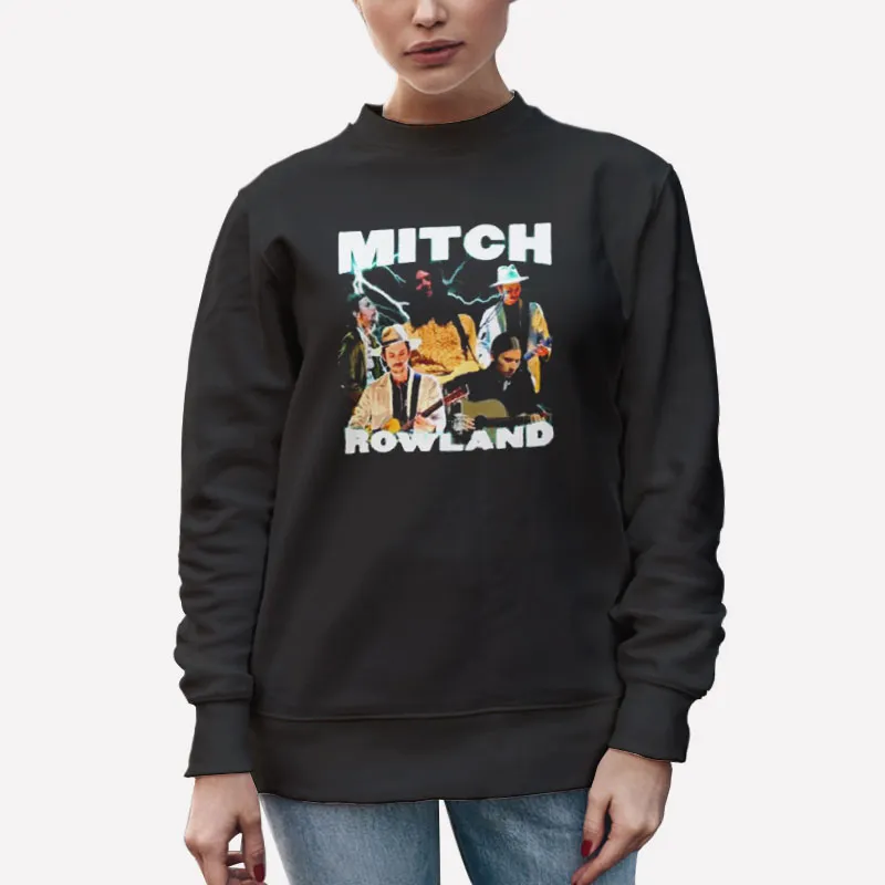 Unisex Sweatshirt Black Rap Hip Hop Mitch Rowland Shirt