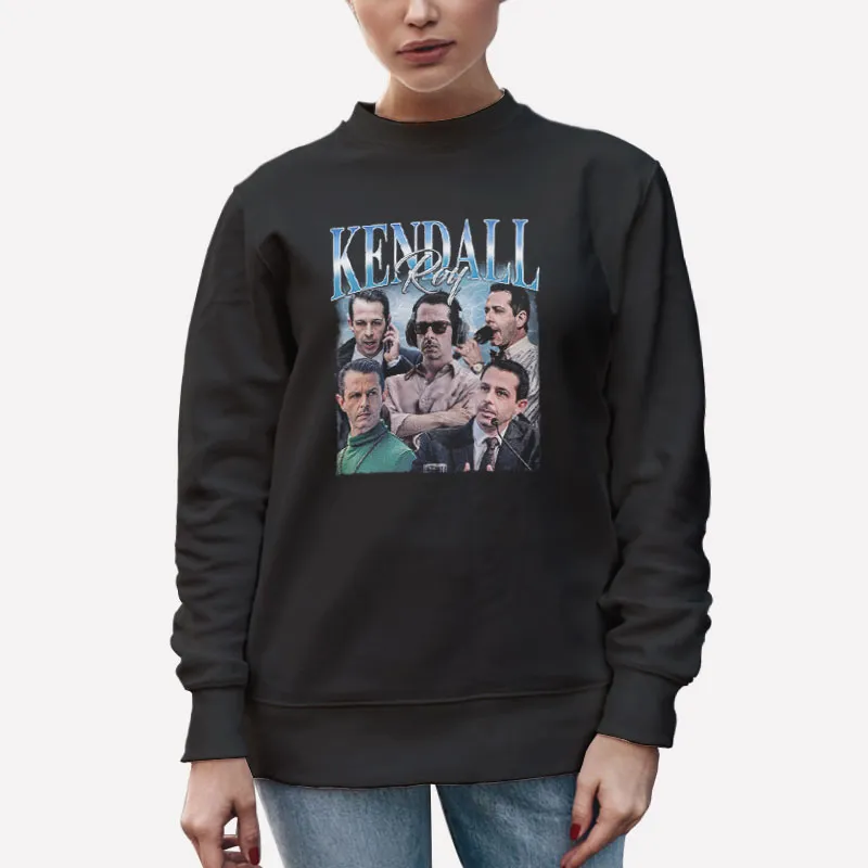 Unisex Sweatshirt Black Retro Vintage Kendall Roy Shirt
