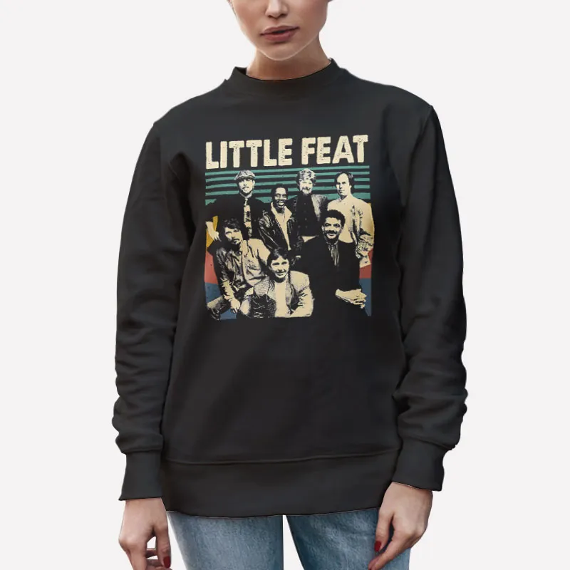 Unisex Sweatshirt Black Retro Vintage Little Feat T Shirts