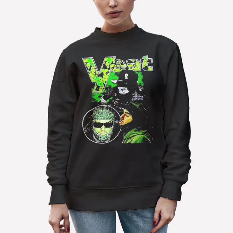 Unisex Sweatshirt Black Retro Vintage Rapper Yeat T Shirt