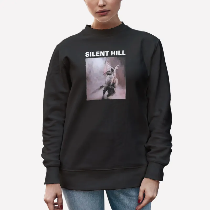 Unisex Sweatshirt Black Silent Hill Merch Konami Shirt