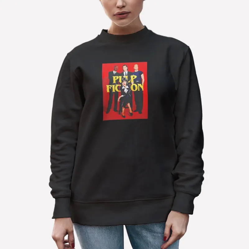 Unisex Sweatshirt Black The Bible Brett Pulp Fiction Shirt