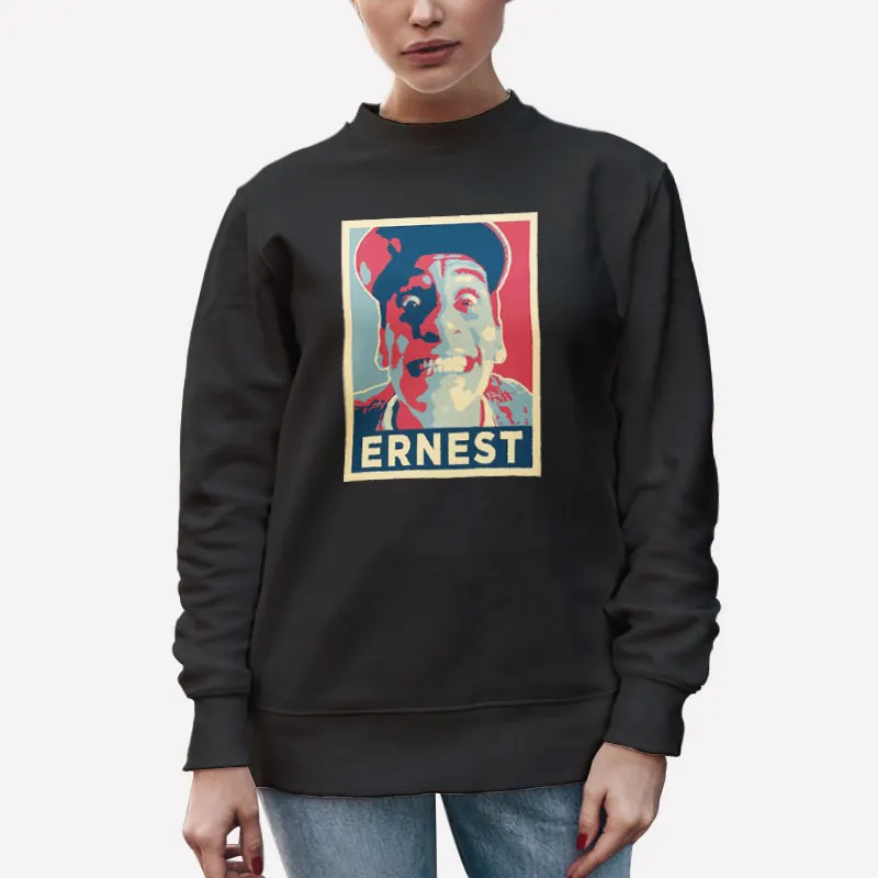 Unisex Sweatshirt Black The Portrait Of Ernest P Worrell Shirt