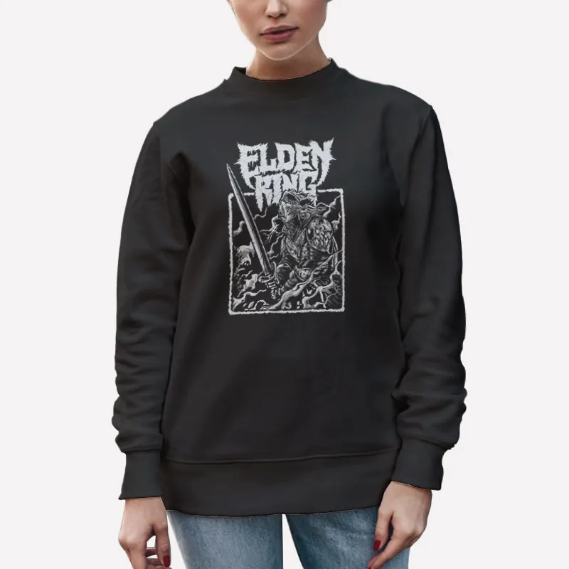 Unisex Sweatshirt Black The Tarnished Elden Ring Shirts