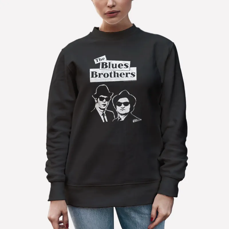 Unisex Sweatshirt Black Vintage Inspired Blues Brothers T Shirt