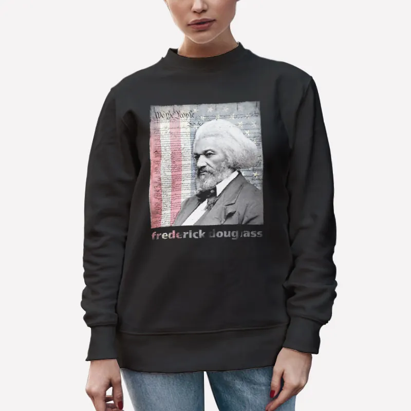 Unisex Sweatshirt Black Vintage Inspired Frederick Douglass T Shirt