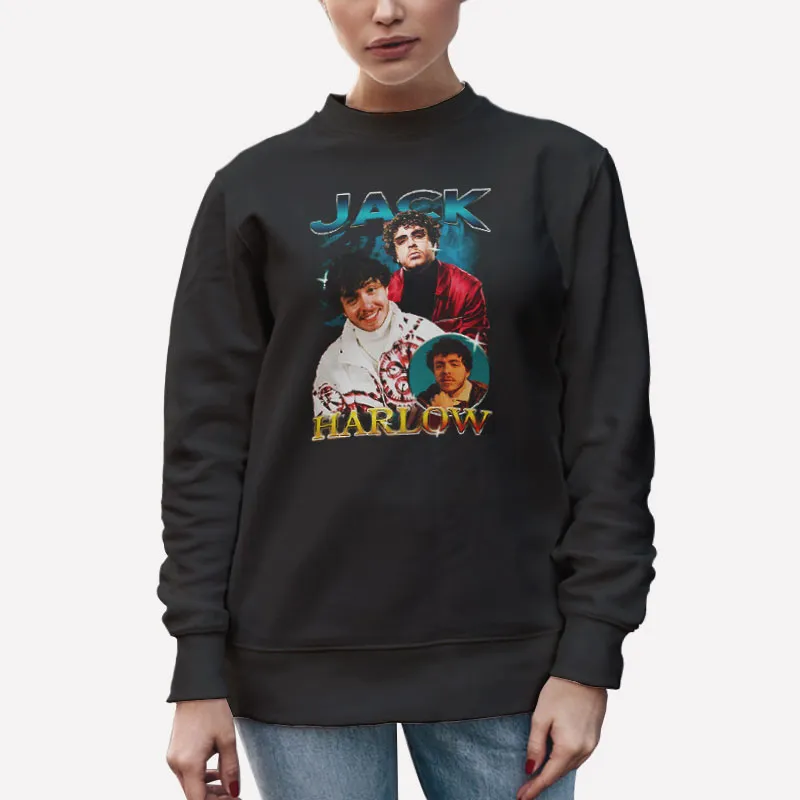 Unisex Sweatshirt Black Vintage Inspired Jack Harlow Merch Shirt