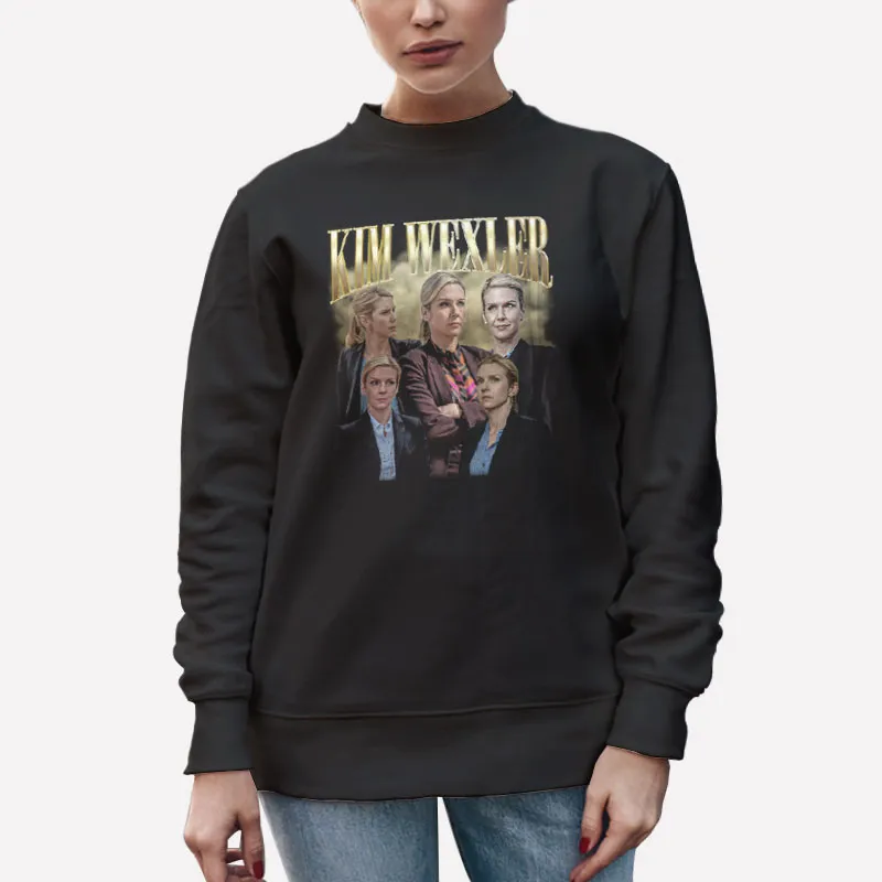 Unisex Sweatshirt Black Vintage Inspired Kim Wexler Shirt