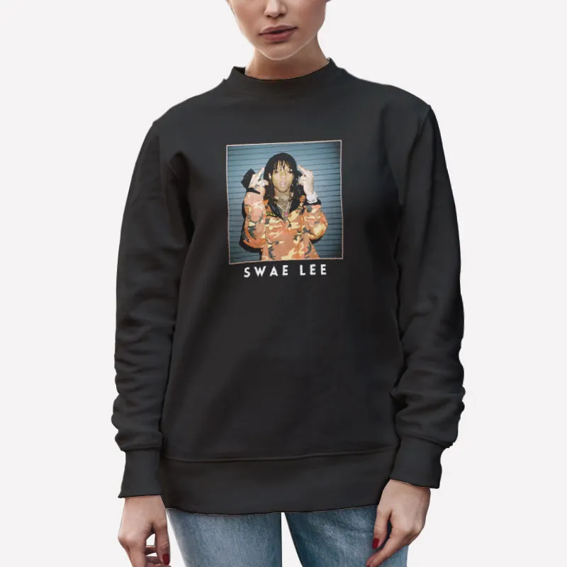 Unisex Sweatshirt Black Vintage Inspired Swae Lee Shirt