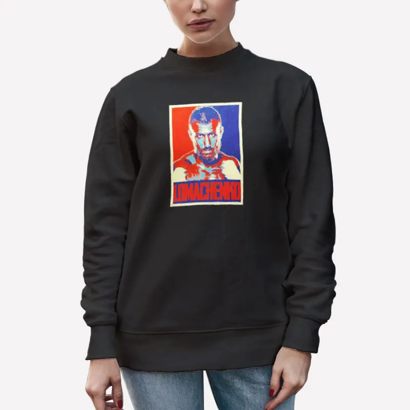 Unisex Sweatshirt Black Vintage Inspired Vasyl Lomachenko Shirt