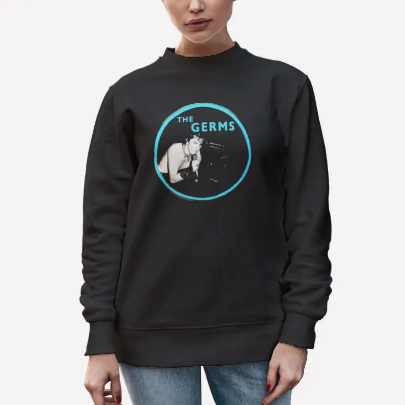 Unisex Sweatshirt Black Vintage Inspired The Germs T Shirt