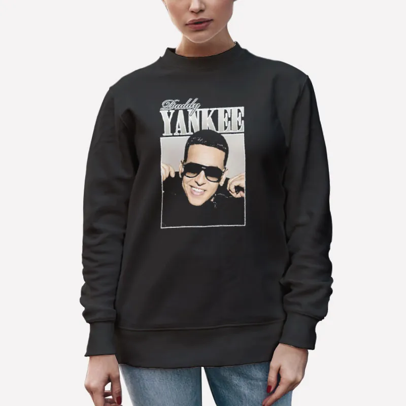 Unisex Sweatshirt Black Vintage Rapper Daddy Yankee Merch Shirt
