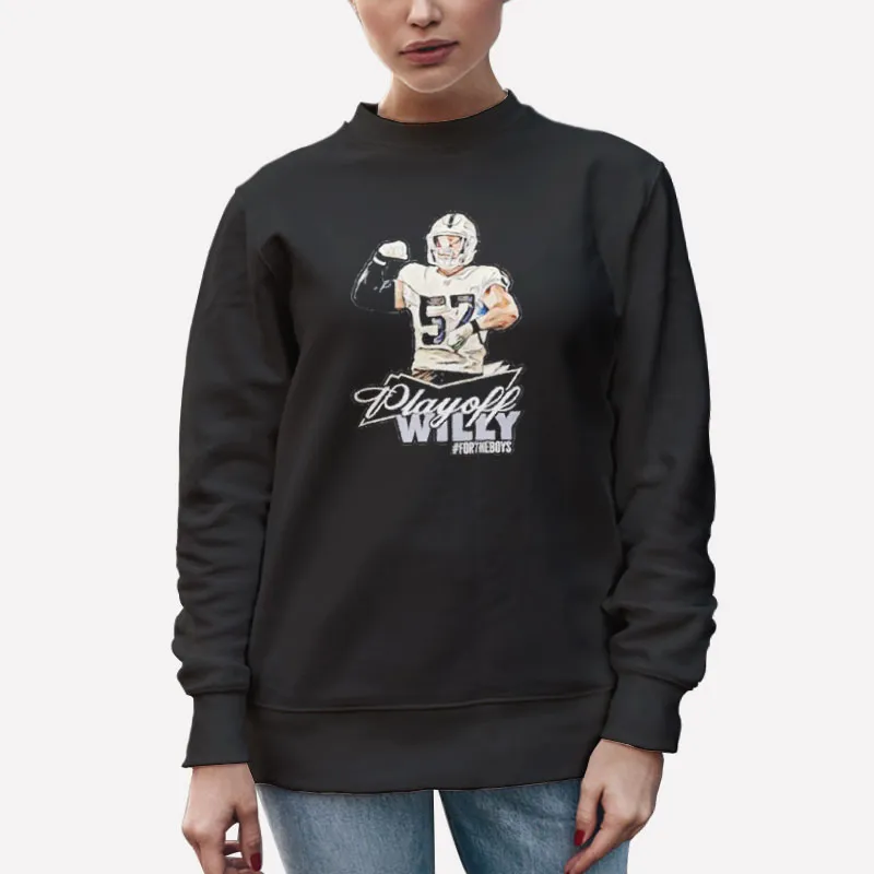 Unisex Sweatshirt Black Will Compton For The Boy Playoff Willy Shirt
