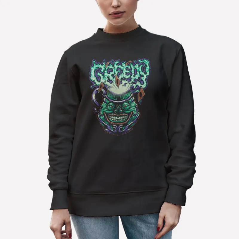 Unisex Sweatshirt Black Yugioh Meme Pot Of Greed Shirt