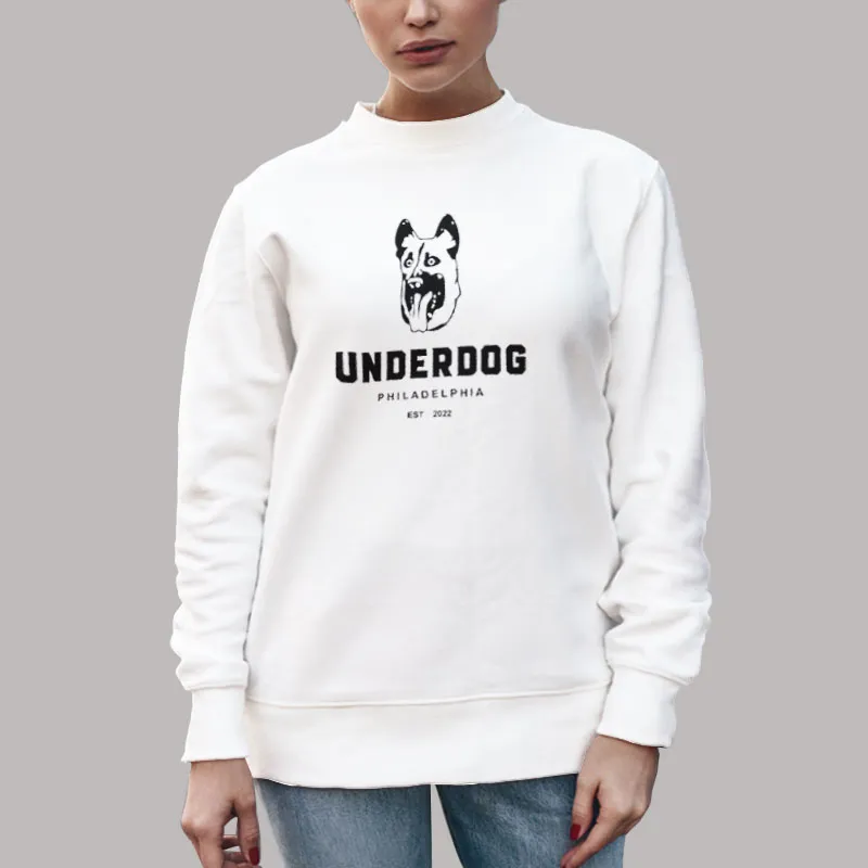 Unisex Sweatshirt White Funny Est 2022 Underdog Philadelphia Shirt